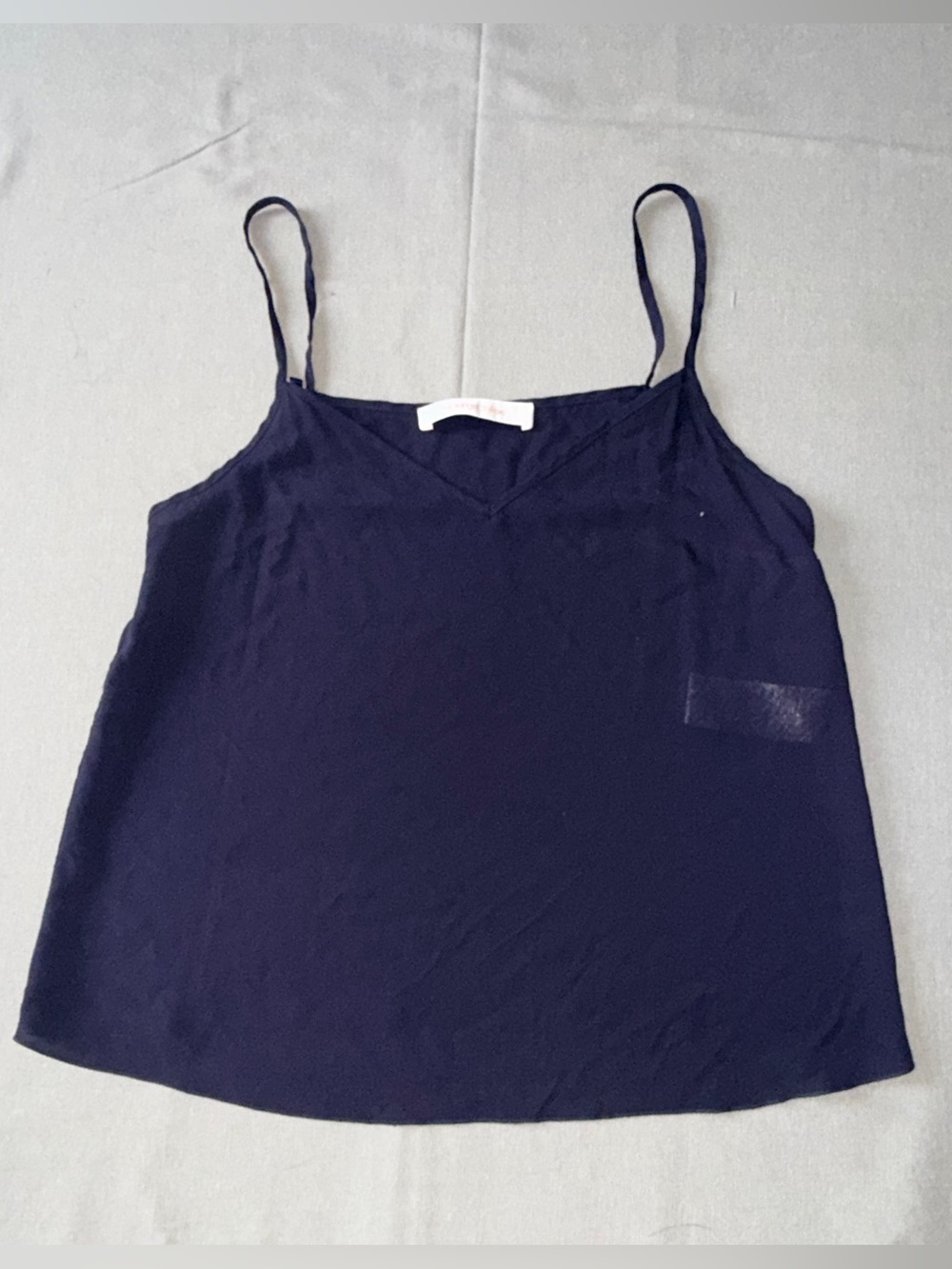 See By Chloe Navy V-Neck Slip Cami Tank Top - 34